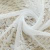 Perforated Free Lace Curtain Wear Rod European Tianchen White Yarn Curtain Door Curtain Bedroom Bay Window Gauze