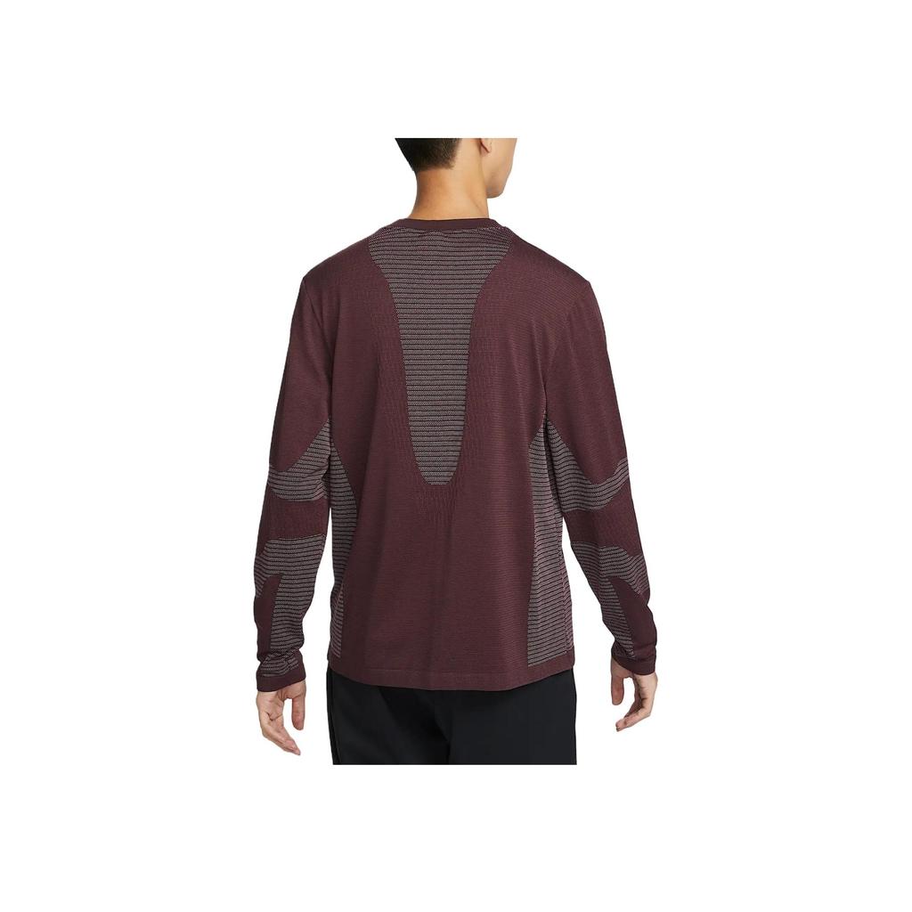 Nike ACG Dri-Fit Adv Bequemes Weiches Schnelltrocknendes Rundhals Langarm T-Shirt Herren Tops Lebhaft-Pink FV8907-652