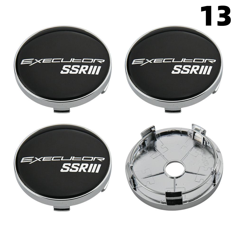 4PCS OD 58MM/60MM/63MM/65MM Cap For Rims SSR XXR Emblem Wheel Center Cap Sport Car Logo Wheel Cover Hub caps