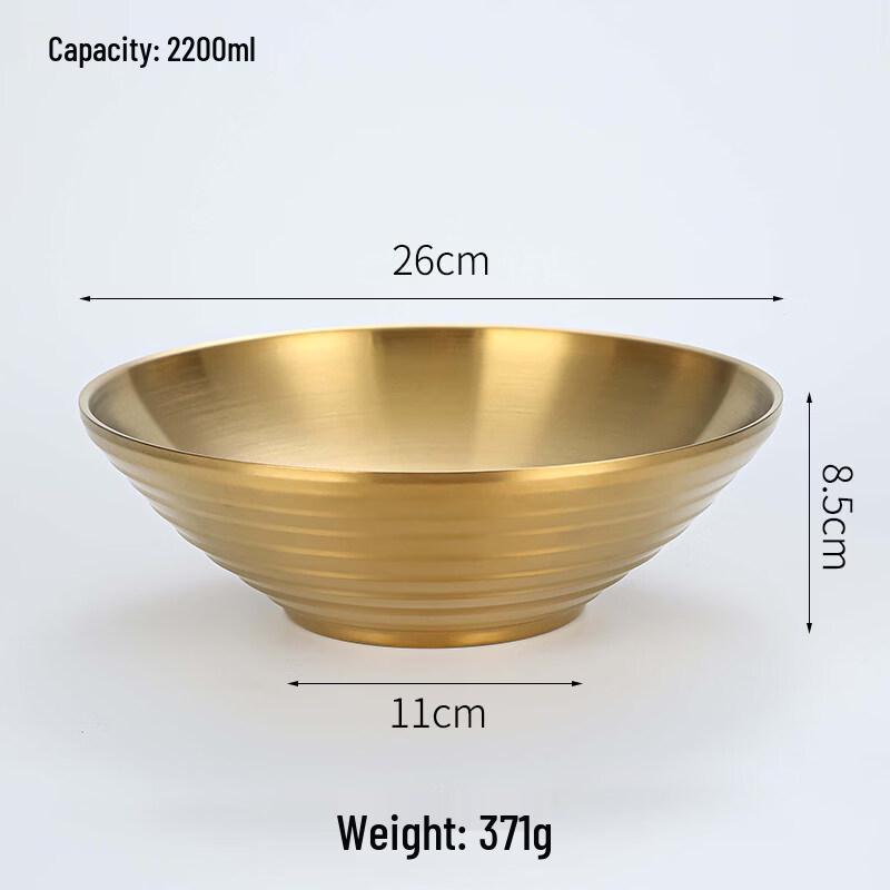 Korean 304 Stainless Steel Cold Noodle & Bibimbap Bowls