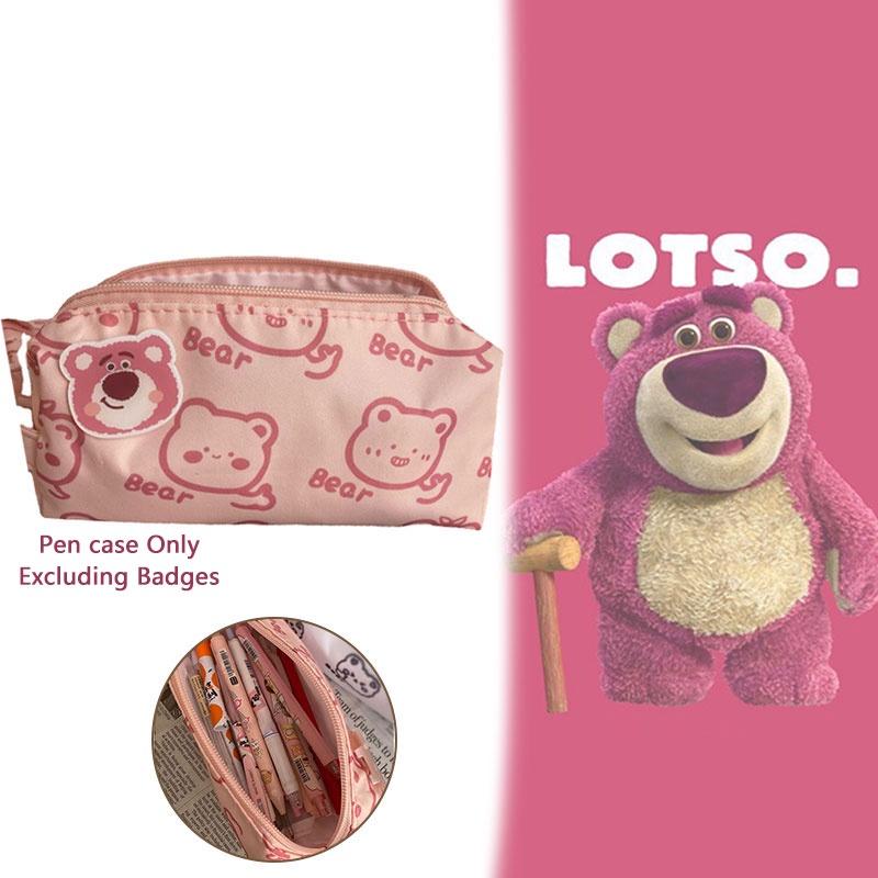 Lotso Pencil Zipper Case Cute Little Bear Largecapacity Student Stationery