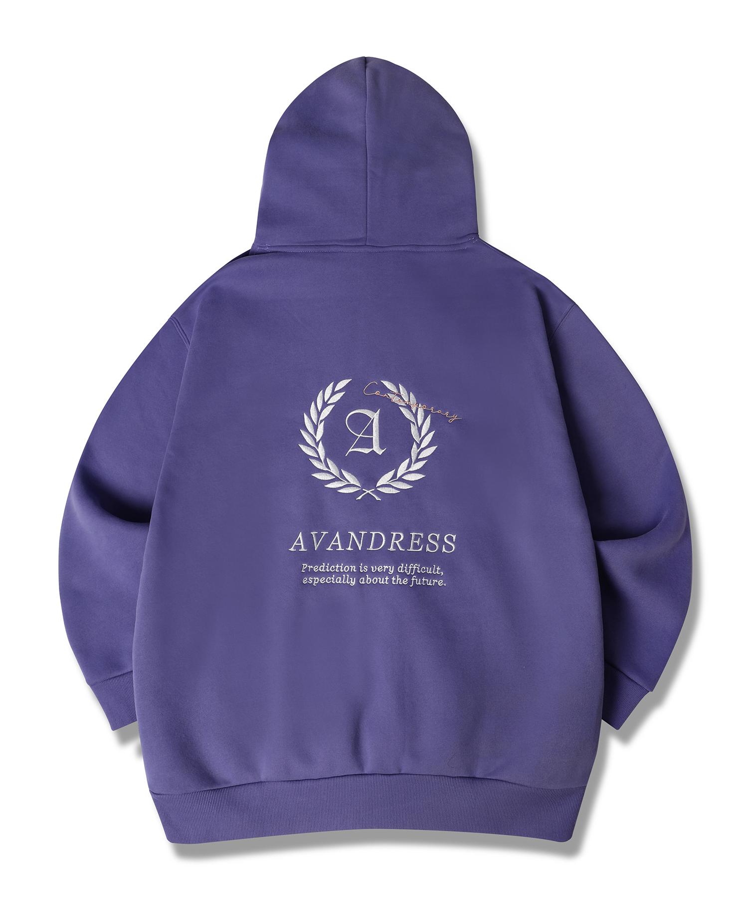 Urban Dress Unisex Laurel Oversized Hoodie Purple Purple/M