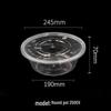 Tongyuan Round Disposable Food Container with Lid