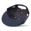 New Era 9FIFTY FLAT BILL Snapback Free Size Cap, Charcoal/Deep Navy, (Adjustable)