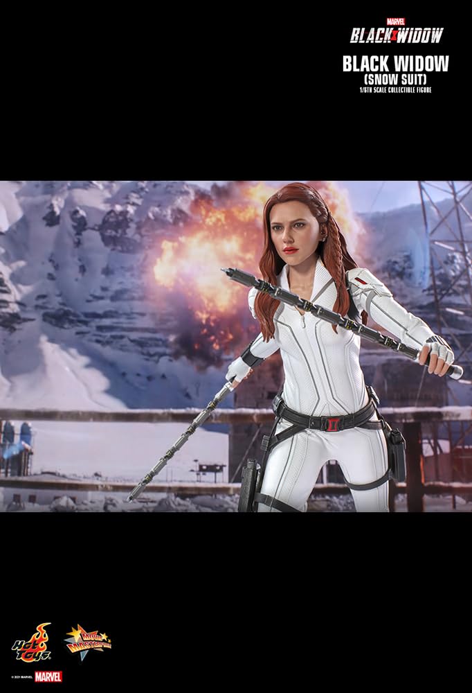 Movie Masterpiece Black Widow Snowsuit Version Scale Figure White 1/6