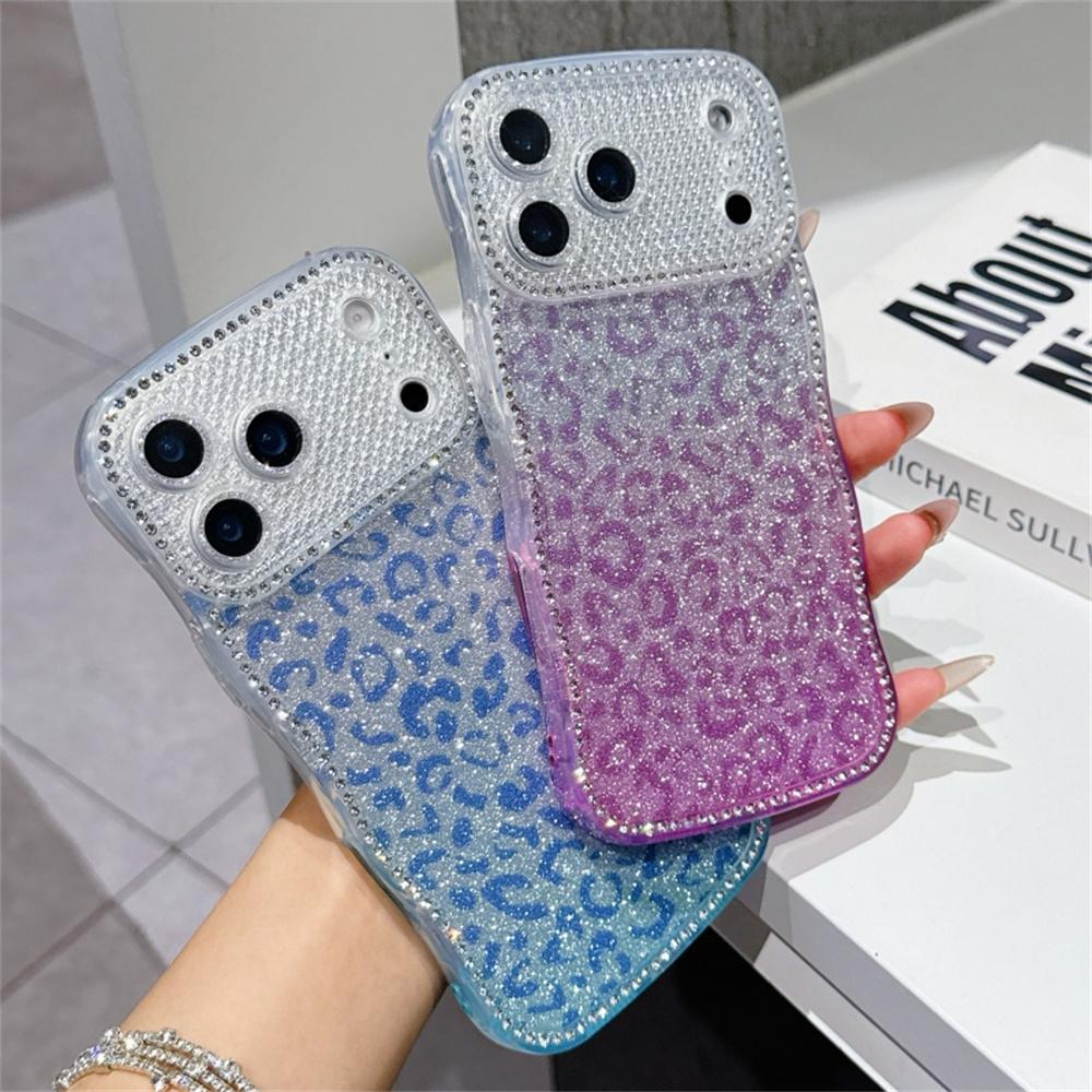 Glitter Bling Phone Case For Apple iPhone Air 17 16 15 14 Plus 13 Pro Max Camera Lens Proteciton Shockproof Soft TPU Back Cover