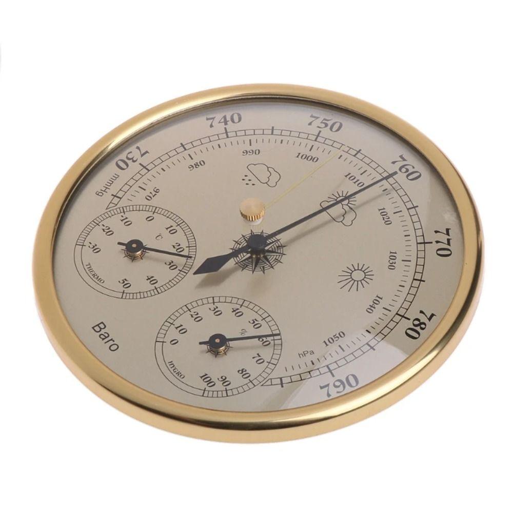 3 In 1 Barometer Thermometer Hygrometer Temperature and Humidity Gauge  Weather Station