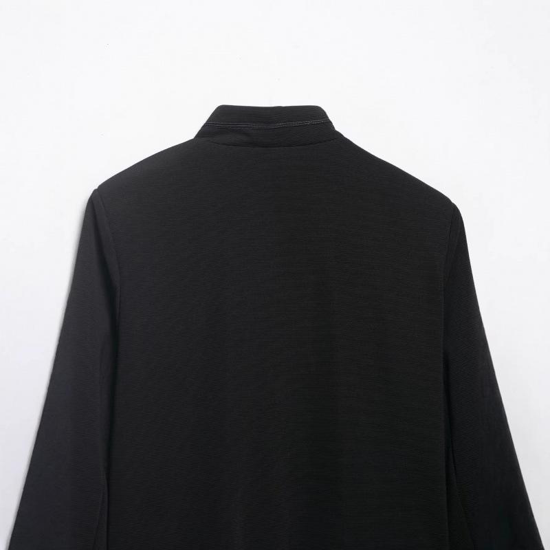 European and American style, new women's clothing, fashionable, versatile, cross-border temperament single-breasted short jacket