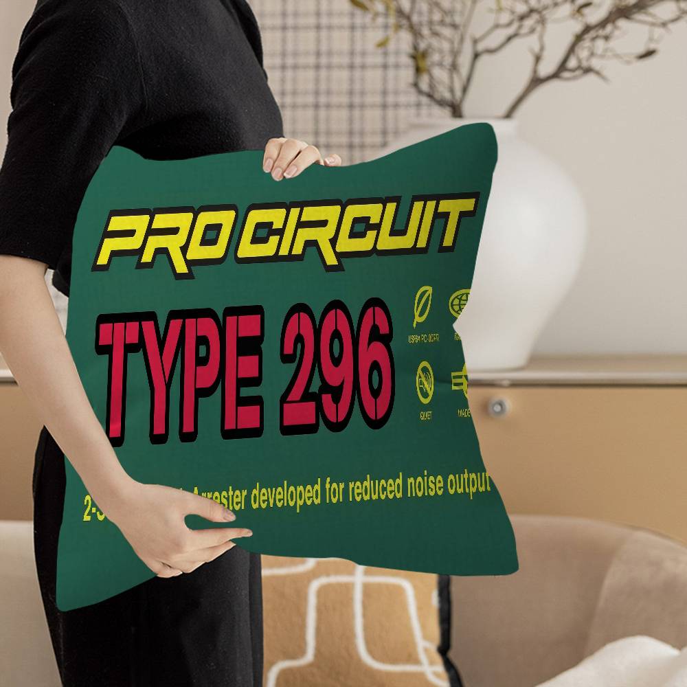 Pro-circuits Motorcycle Racing Decorative Room Aesthetics Pillow Case Home Decor Bedroom Sofa Bed Couch Pillow Cover 45x45