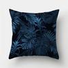 Sofa Cushion Pillow Home Decor Pillowcase Geometric  Cover Blue Grey  Decoration