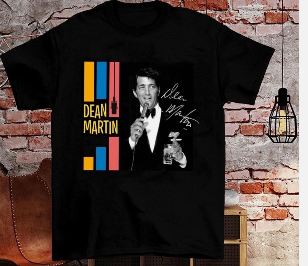 

Dean Martin Signature Gift For Fan Black All size Cotton Shirt 2XL