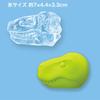 Calorata Tyrannosaurus Rex Skull Ice Tray (Green) Silicone Ice Cube Tray (Microwave/Dishwasher Safe) Chocolate Mold for Baking (Heat Resistant) Dinosa