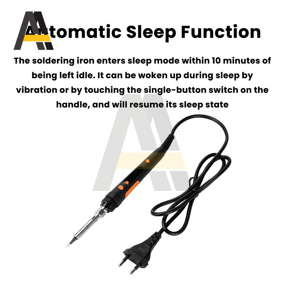 Adjustable Temperature Soldering Iron Kit Fast Heating 180℃-520℃ for Circuit Board Repair DIY Welding Tools Beginners