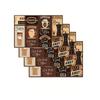 4 Stuks, Vintage Koffie Patchwork Placemats, Wasbaar, Geschikt voor Feestdagen, Woondecoratie, Keukentafels