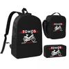 Tomos Moped Backpack Boys Girls BookBag School Bag Shoulder Bags 3ps Insulated Lunch Bag Pencil Case