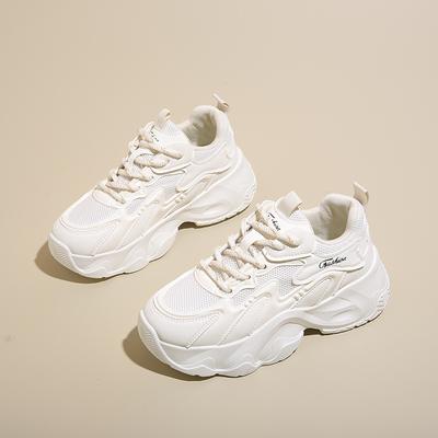 Ins neue Dad-Schuhe Damen 2024 Herbst Studenten Sport Laufschuhe Casual Schuhe Plateau Erhöhung Damenschuhe FB3315
