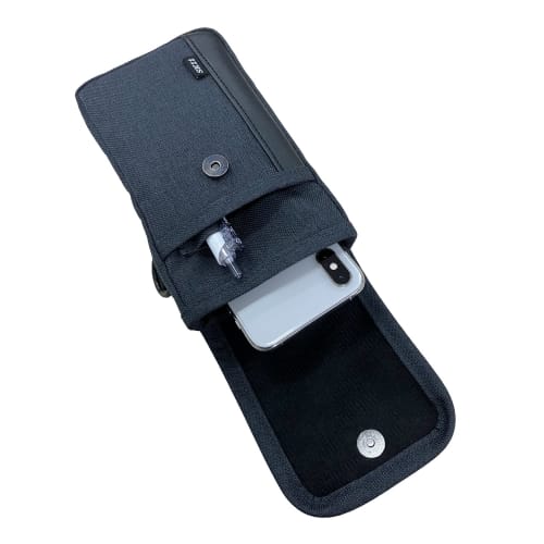 SK11 Smartphone Case, Dark Gray, with Flap Pocket, STP-SP-1DG