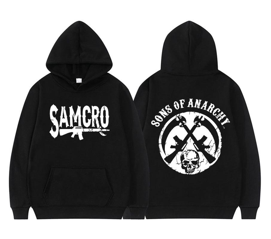 Hooodies Sons of Anarchy SAMCRO Print Men Women Unisex Hoodi