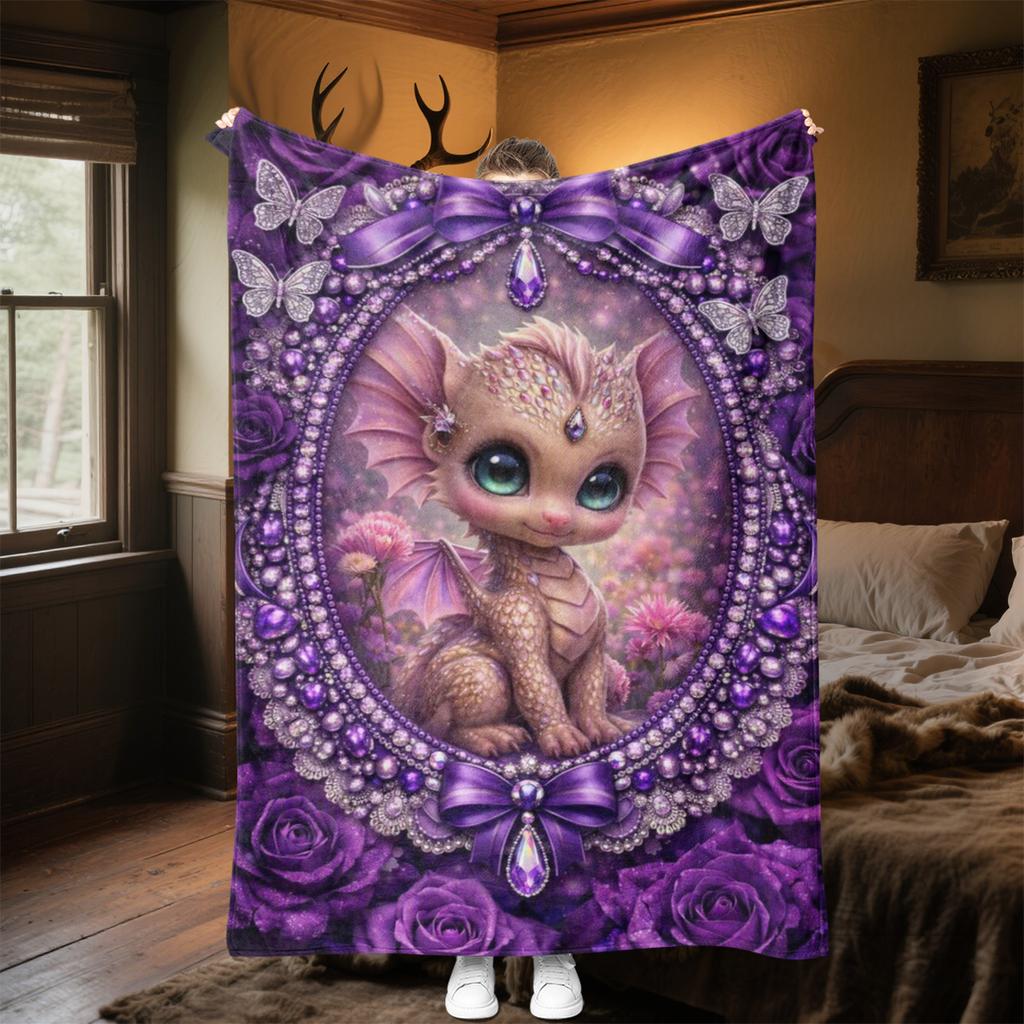 Magical Unicorn Fantasy Throw Soft Comfortable All Seasons Blanket Perfect Gift Couch Office Nap Outdoor Travel Blanket