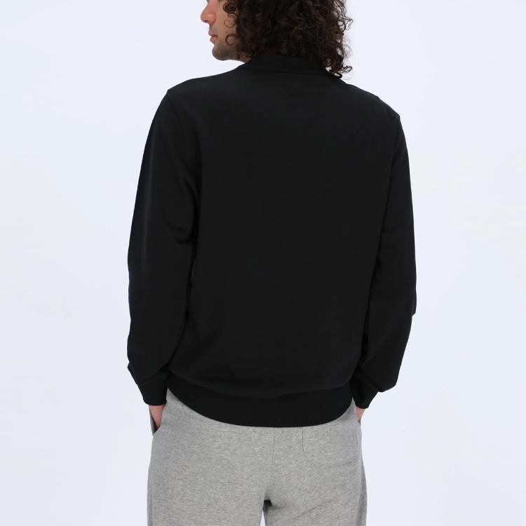 Converse Sweatshirts Men's Black Crew Neck Moderate Regular 10020345-A01
