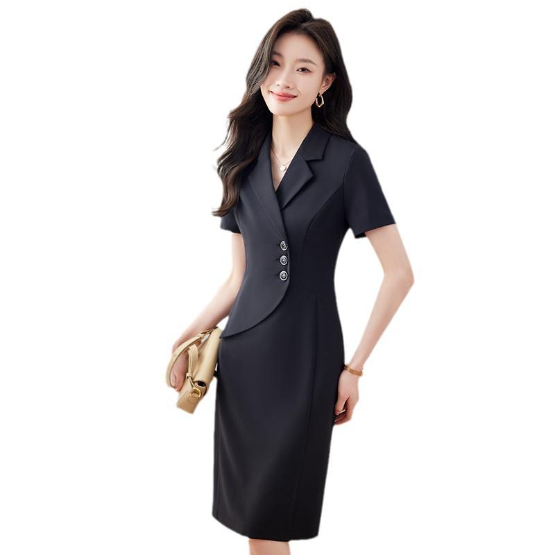 2024 Summer Women's Mid-Length Slimming Skirt Suit