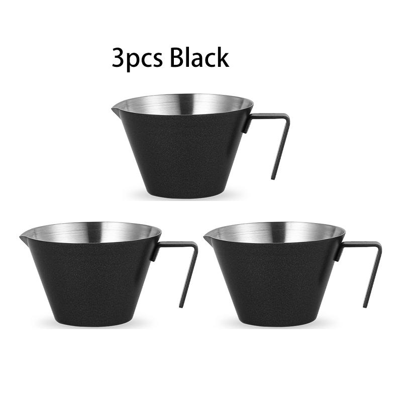 MHW-3BOMBER Nerezová odměrka na espresso s rukojetí 2/3 kusy SEspresso šálky 100 ml Domácí barista Kávové příslušenství