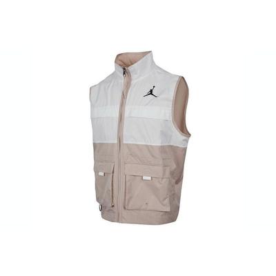Stand Collar Zippered Utility Vest With Multiple Pockets Men Vest Sail FD4800-133