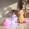 Aromatherapy Candle Mold Foxes Silicone Resin Molds Epoxy Casting Mold Home Decors