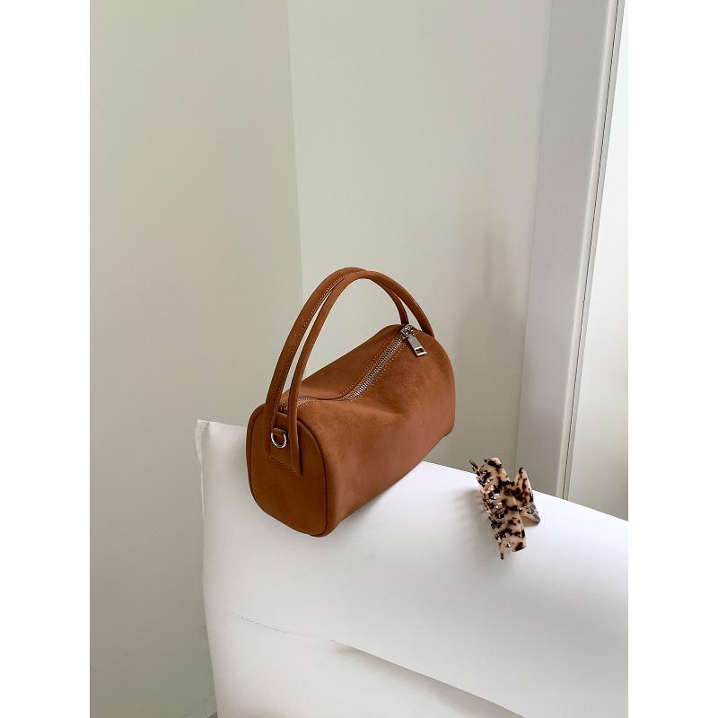 Herbst und Winter neue Kissen-Tasche einfarbig kleine Handtasche vielseitig Wildleder Messenger kleine quadratische Tasche