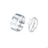 Fashion Hollow Matching Rings Set for Teen Girls Mens Engagement Adjustable Open Punk Jewelry