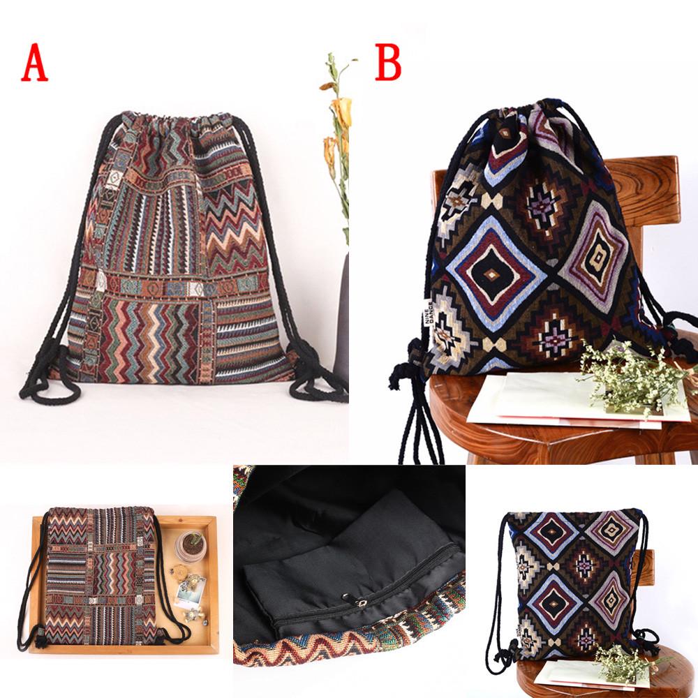 ❤️ Sunbona Schoolbag Fashion Women Bohemia Printing High Capacity Bucket Bag Backpack Shoulder Bag AShoulder School Bag ❤️ Sunbona Schoolbag Fashion Women Bohemia Printing High Capacity Bucket Bag Backpack Shoulder Bag AShoulder School Bag