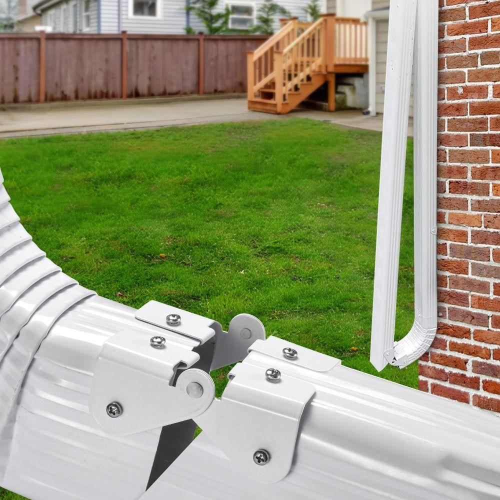 Water-proof Downspout Extension Flip-Up Hinge Innovative Flip Design Gutter Downspout Set  Plowing