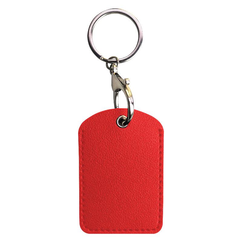 Customized leather water drop small card cover, keychain protective cover, elevator card cover ins community access card cover, customized oem.