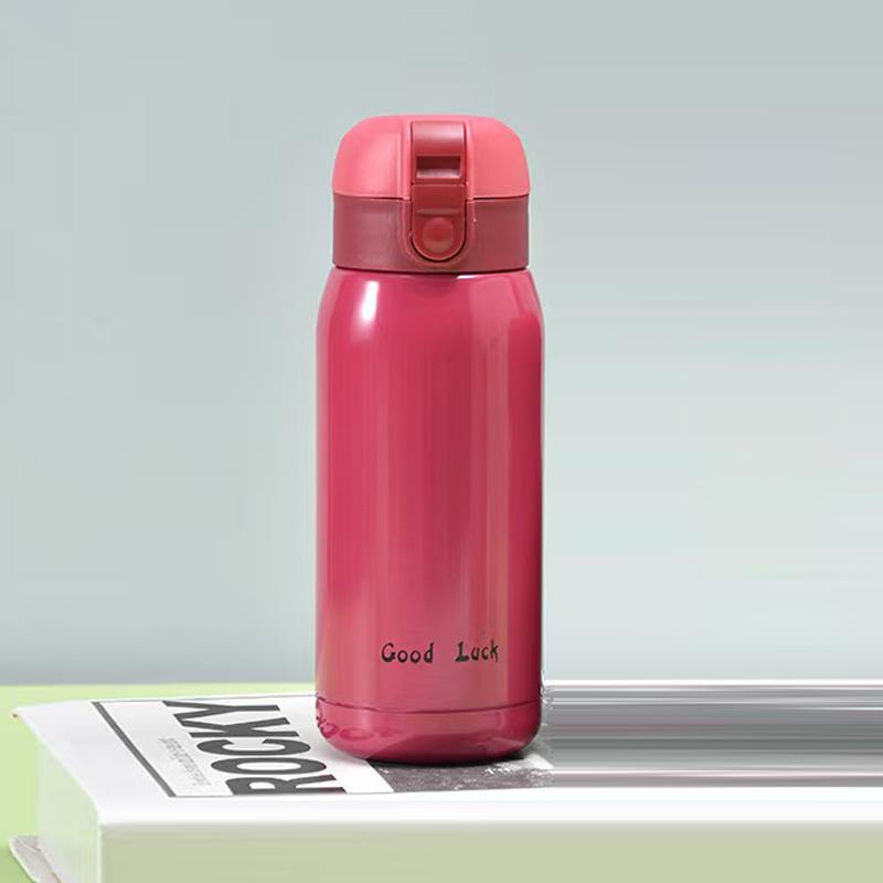 

Мини-термос, чашка 200 мл/360 мл, карманная чашка из нержавеющей стали, термокружка для кофе, термос, изолированная грелка, подарок для детей 200 красный