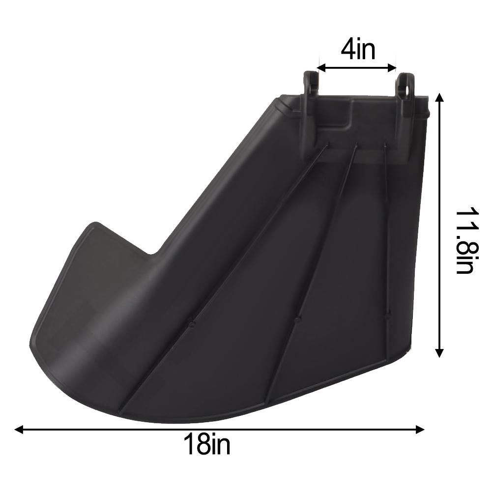604268 Lawn Mower Discharge Deflector Chute Black For Hustler For Raptor Grass Trimmer Discharge Diversion Groove Garden Parts