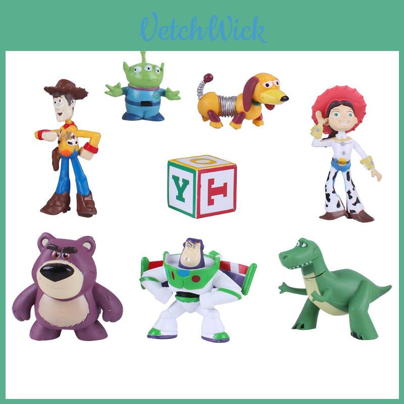 Premium Quality Toy Story Cake Toppers 8pcs Figurines For Themed Gatherings