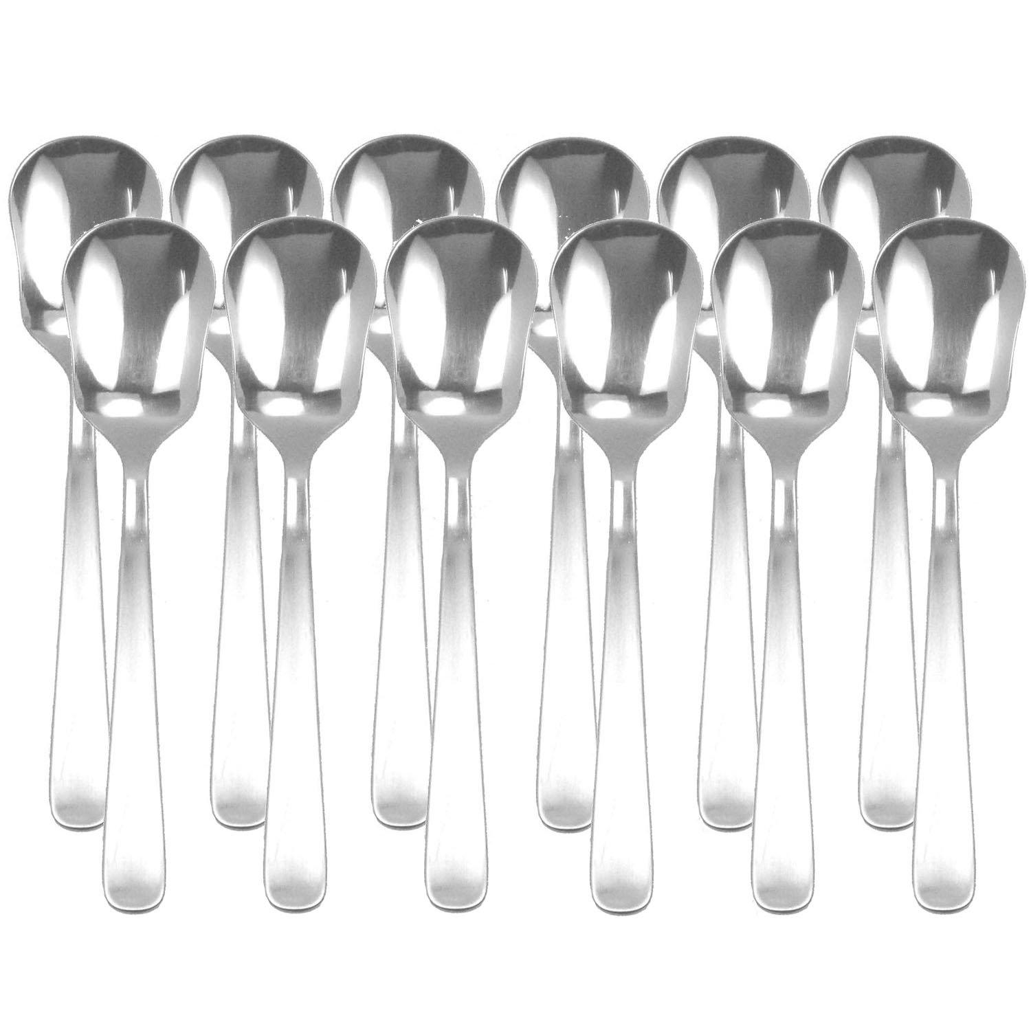 Nagao Lilac Ice Cream Set of Commercial Made in Japan Spoons, 12, Use,