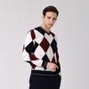 Onoff Men S Argyle caShmere Sweater Of2402gb