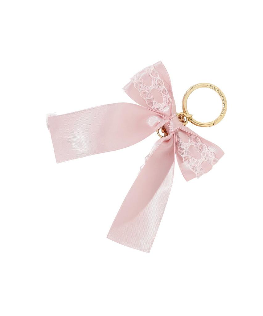 Maison de FLEUR Ladder Lace Pearl Bijou Ribbon Light Size 08001177900 Keyring, Pink, F, Charm,