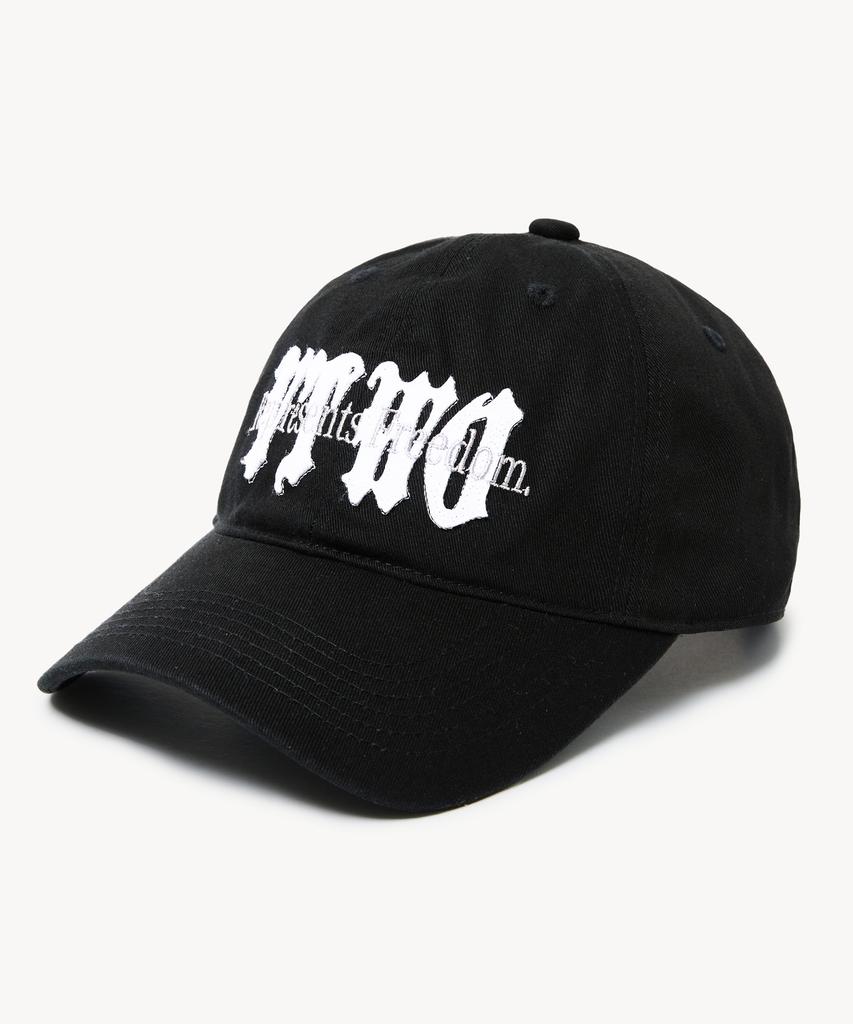 VTWO Applique Twill Ball Cap (Black)