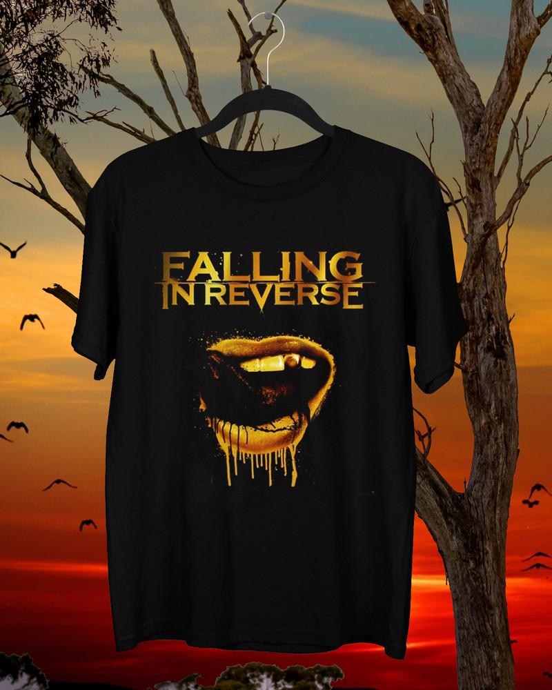 Falling In Reverse Just Like You 2015 Short Sleeve Black All Size Shirt AH475 Unisex T-Shirt XXXXL
