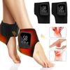 2PCS Electric Foot Ankle Massager 3 Modes Adjustable Vibration Hot Compress Pain Relief Home Ankle Wrist Massage Machine