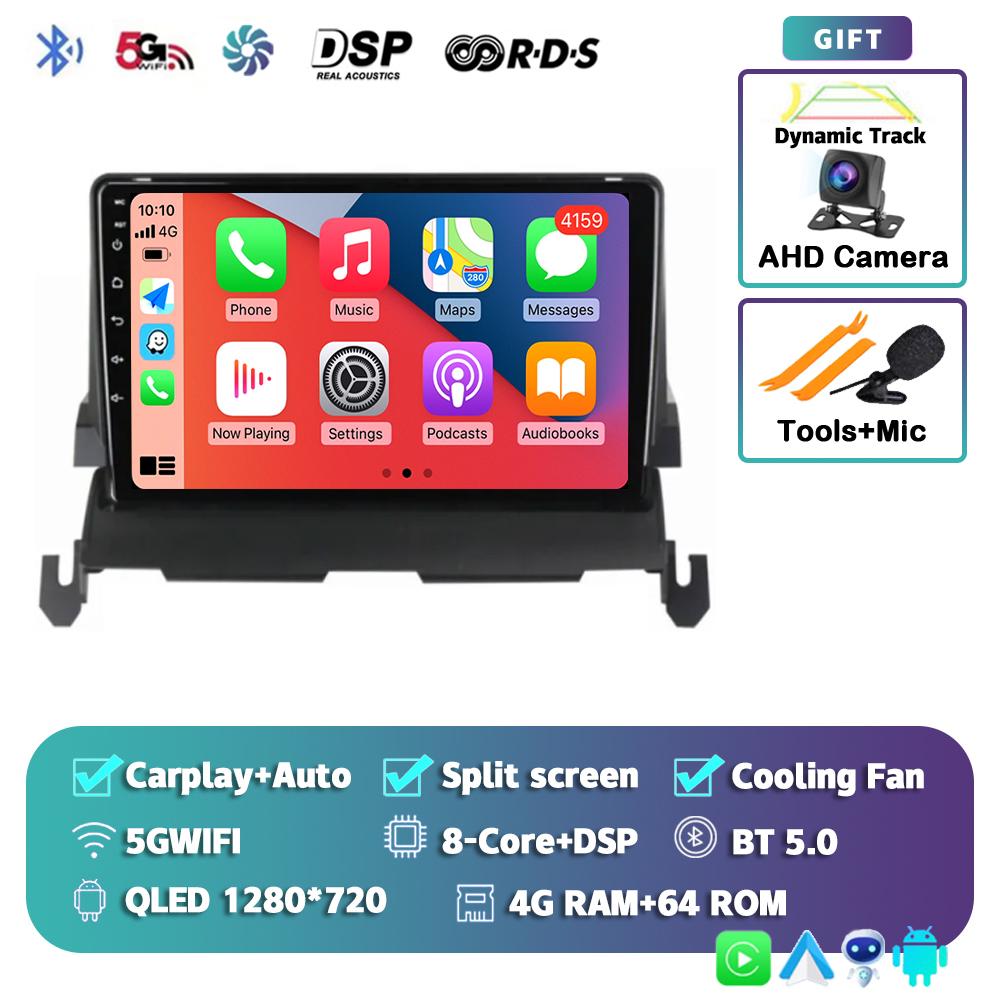 Android 14 Carplay Auto 4G+WIFI Car Radio For Dodge Journey 2009 2010 2011 2012 Multimedia Video Player 2din GPS Stereo Audio BT