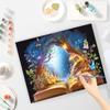 RUOPOTY Diy Malen Nach Zahlen Für Erwachsene Starter Kits Buch Baum Landschaft Acrylfarbe Auf Leinwand Handarbeit Für Home Wand Kunst