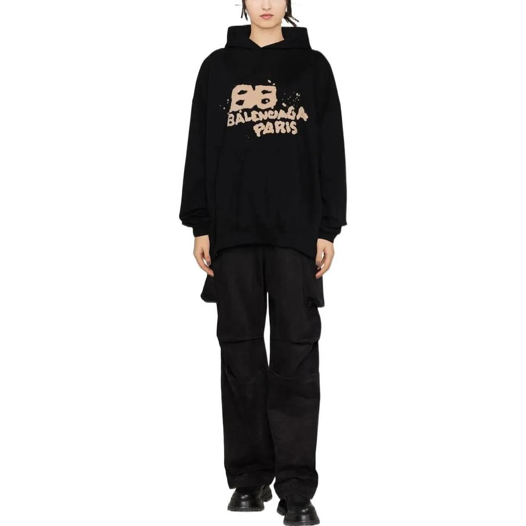 Balenciaga Sweatshirt Women's Black (Unisex) Sweatshirts 620947TNVQ11059