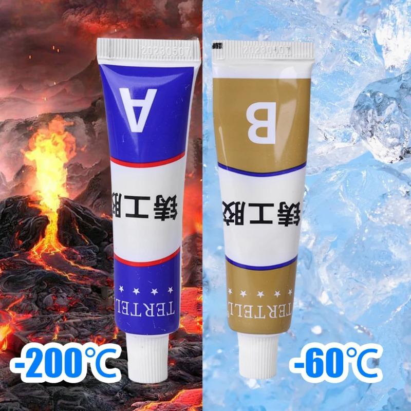 Metal Repair Epoxy Glue, Cold Weld Steel Putty, Heat Resistant Sealant, Casting Defect Filler, Heavy Duty Metal Adhesive