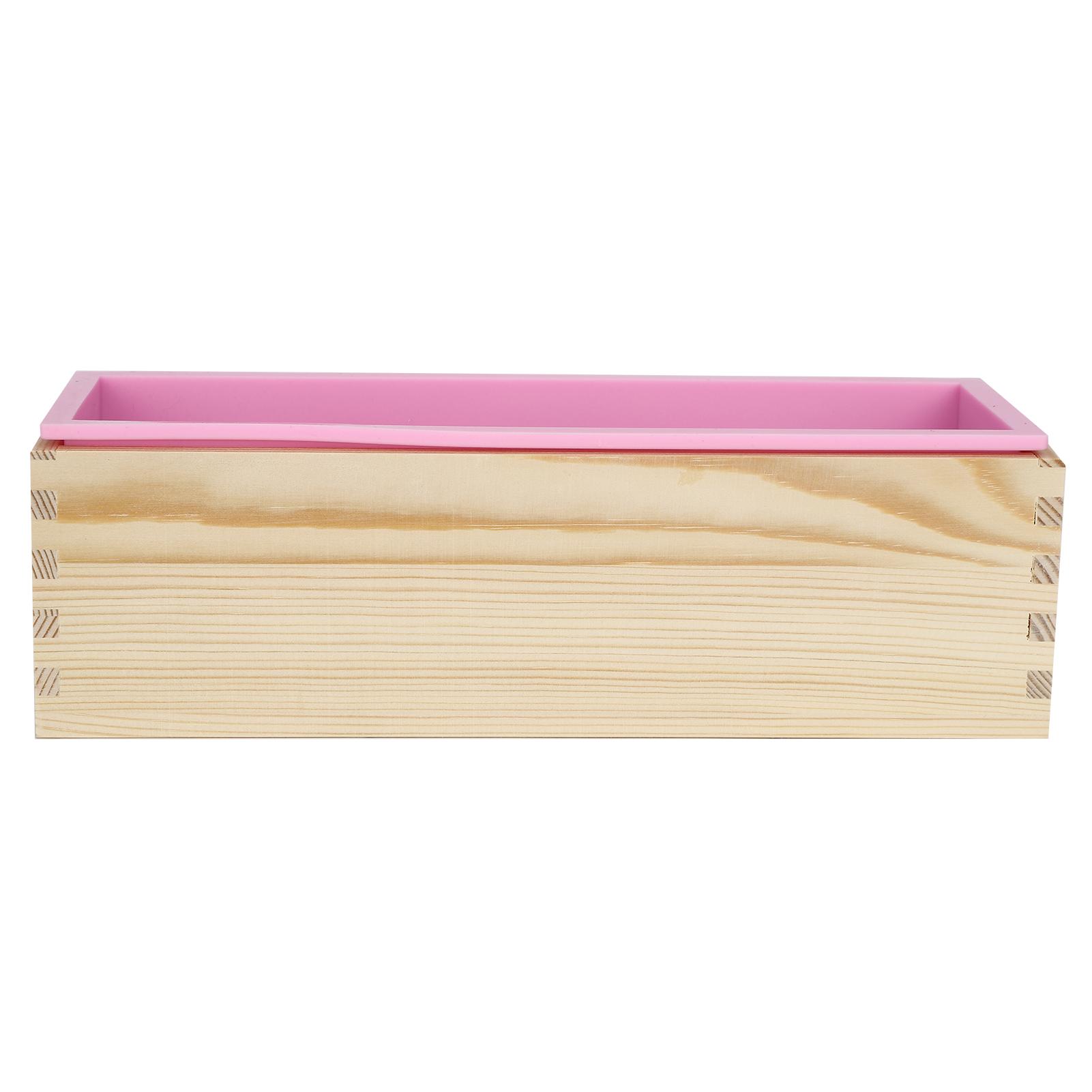 

Hand Made Silicone Soap Mold Cutting Blade Tools for Cake Brd Chocolate Making(Pink )