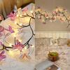 48/96LEDs Butterfly String Lights Artificial Plants Tree Branches 8Modes Butterfly Flower Wall Lights Decoration Christmas gifts