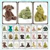 Cartoon Animals Doll Metal Tin Sign Bear Frog Rabbit Toy Cute Metal Posters Plates Nursery Kids Decor Metal Tin Wall Art Plaques