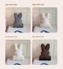 Striped Rabbit Plush Throw Pillow – Soft, Skin-Friendly Cushion for Home Decor Gift
